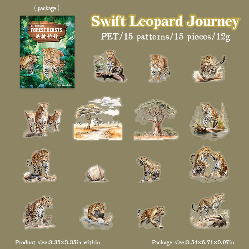 #02676 Forest Animal Series Sticker