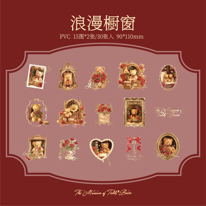 #02458 Cute Bear House Series Sticker