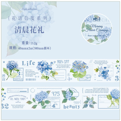 #03093 Flower Letter Series Tape