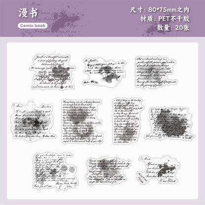 #02634 Washi Ink Series Sticker