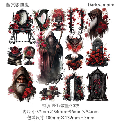 #02248 Gothic Vampire Series Sticker