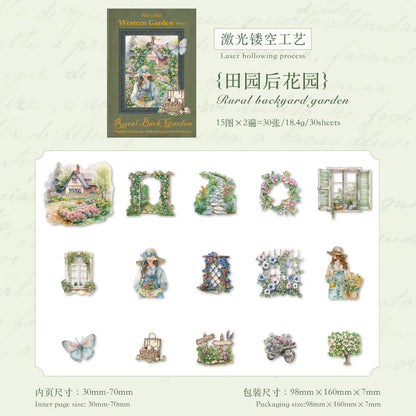 #02679 Garden Girl Series Sticker