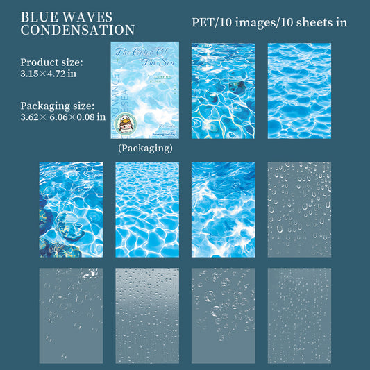 #02427 Color of the Sea Series Sticker