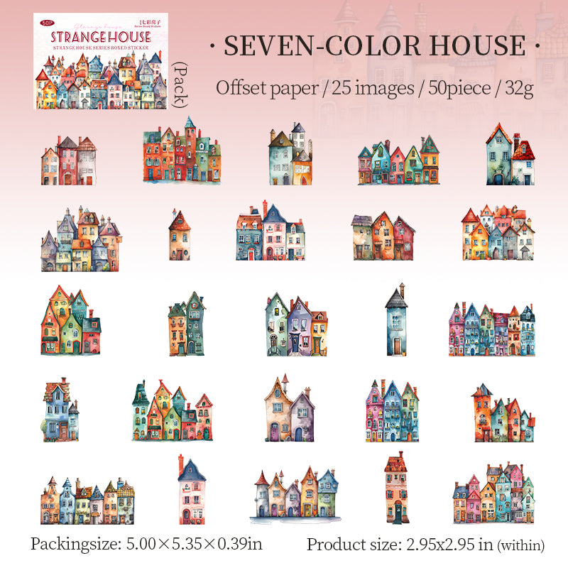 #02482 Strange House Series Sticker