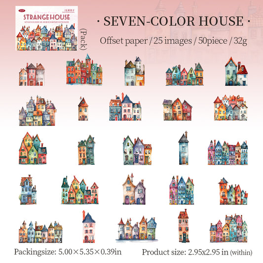 #02482 Strange House Series Sticker
