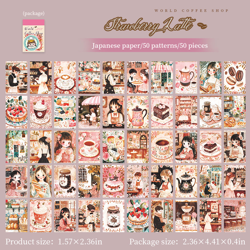 #02491 Coffe Shop Series Sticker