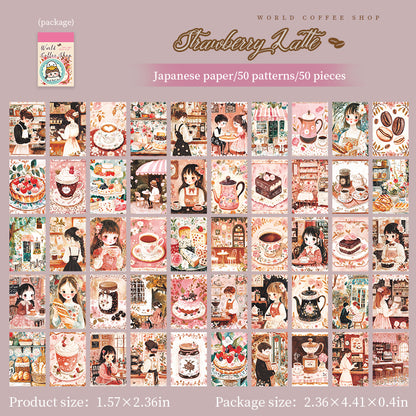 #02491 Coffe Shop Series Sticker