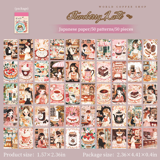 #02491 Coffe Shop Series Sticker