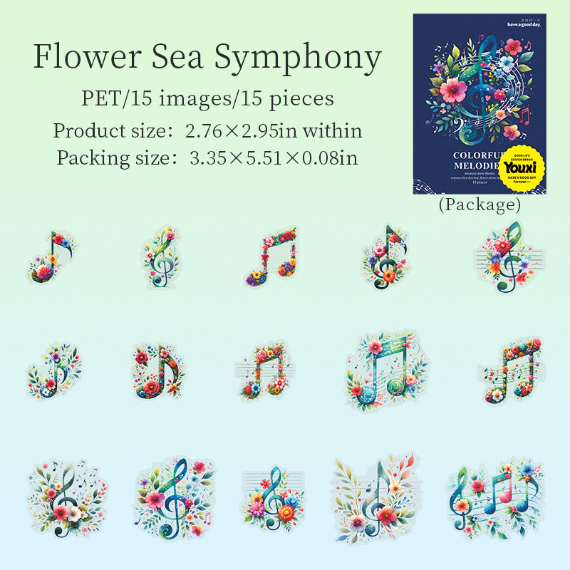 #02496 Washi Music Series Sticker