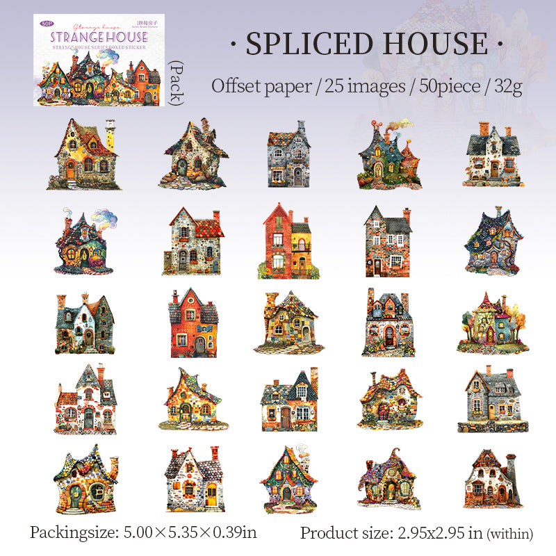 #02482 Strange House Series Sticker