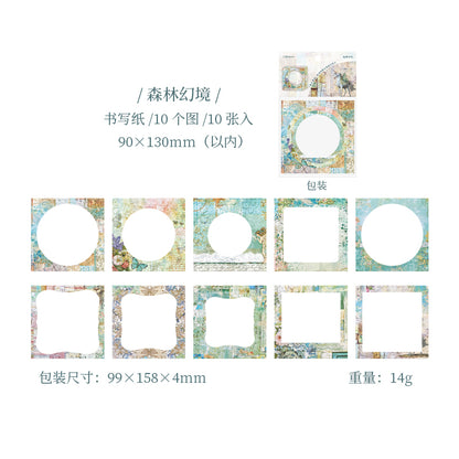 #02567 Flower Frame Series Sticker