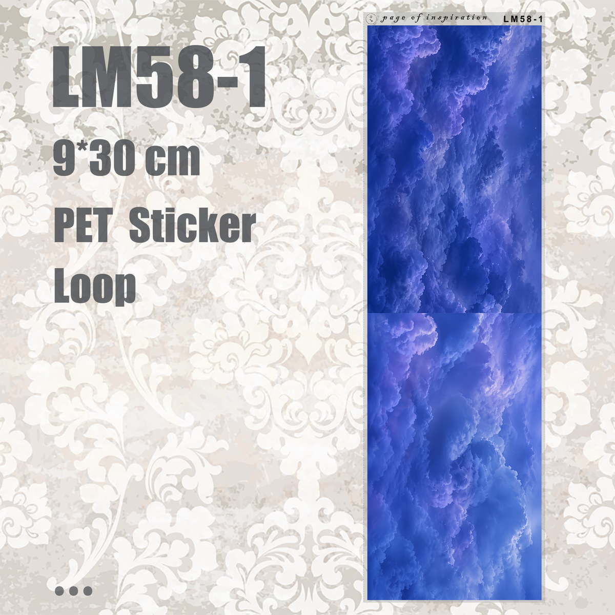 #LM58 M PET Sticker Loop