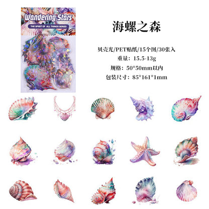 #02582 Ocean Star Series Sticker
