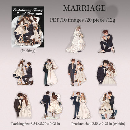 #02857 Love evolution Series Sticker