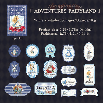 #02043 Alice Time Capsule Sticker