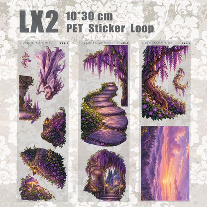 #LX2 PET Sticker Loop