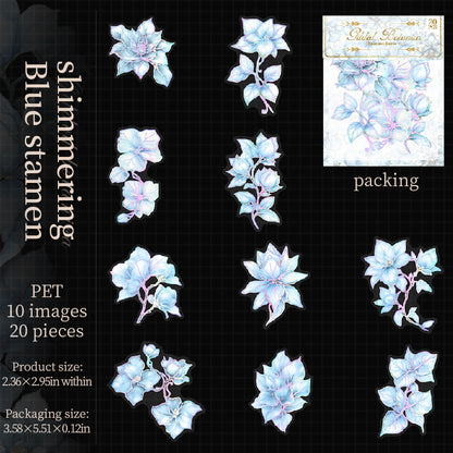 #02856 Shiny Flower Series Sticker
