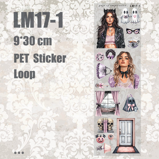 #LM17 M PET Sticker Loop