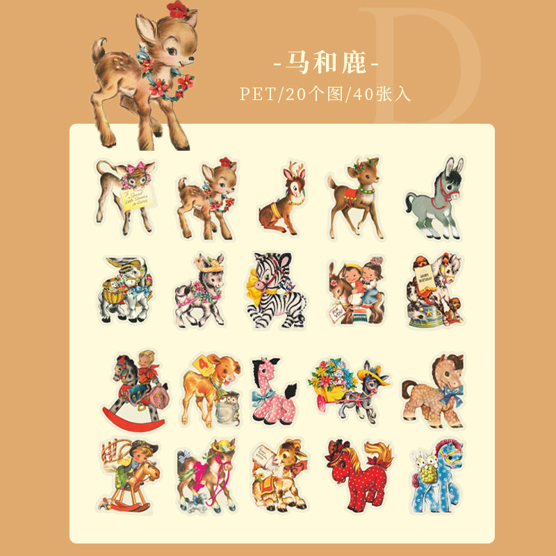 #02237 Happy Zoo Series Sticker