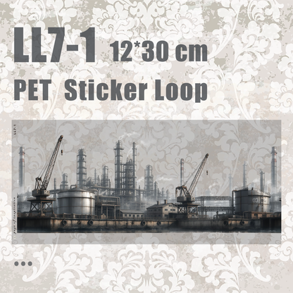 #LL7 L PET Sticker Loop