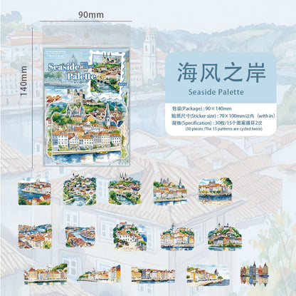 #02479 City Jounery Series Sticker