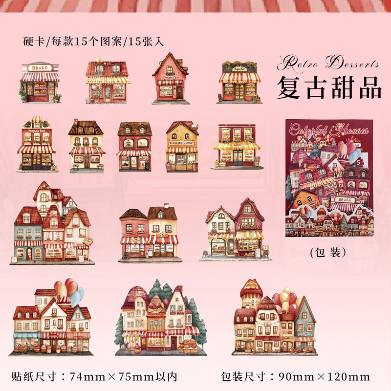 #02346 Colorful House Series Sticker