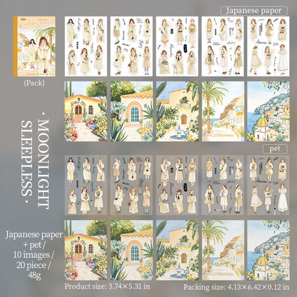 #02472 Teenager Girl Series Sticker Book
