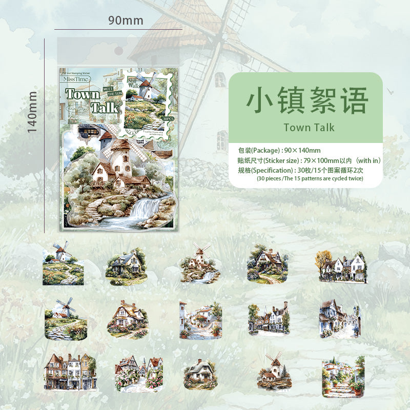 #02479 City Jounery Series Sticker