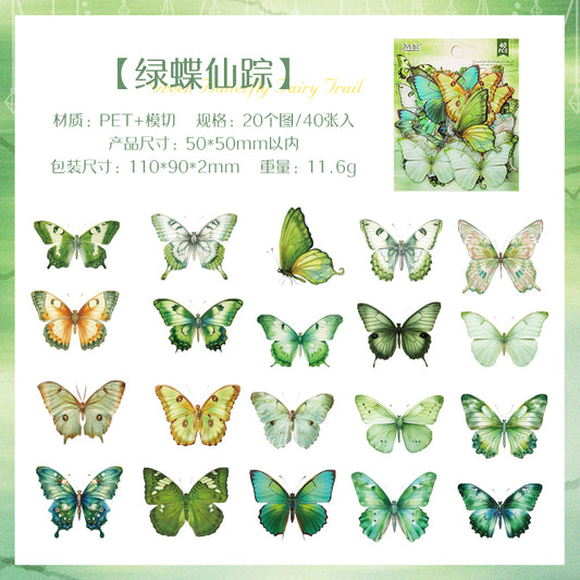 #02470 Spring Butterfly Series Sticker