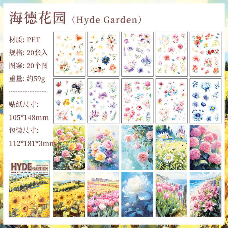 #02064 Flower Series Sticker