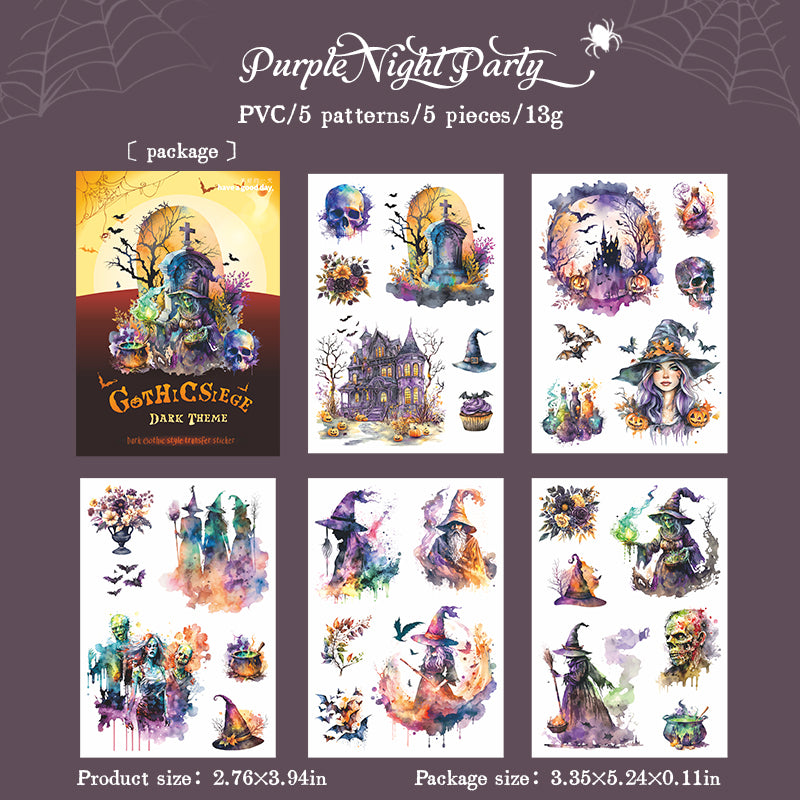 #02228 Gothic Rave Party Series Sticker