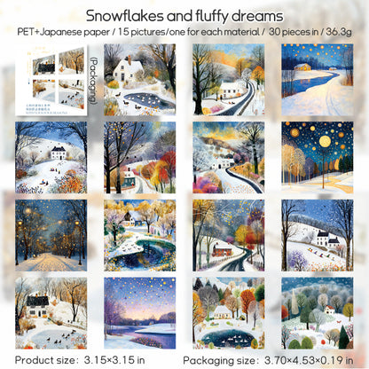 #02173 Scenery of Four Seasons Series Material Paper