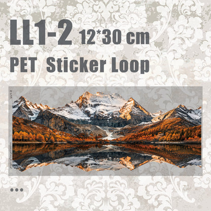 #LL1 L PET Sticker Loop