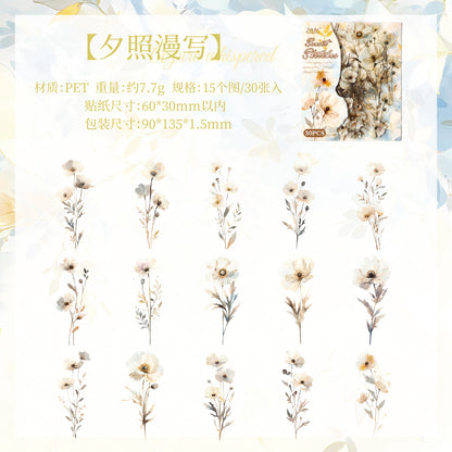 #02869 Flower Branch Series Sticker