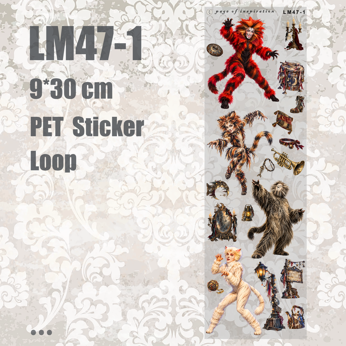 #LM47 M PET Sticker Loop