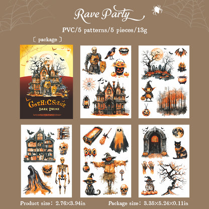 #02228 Gothic Rave Party Series Sticker