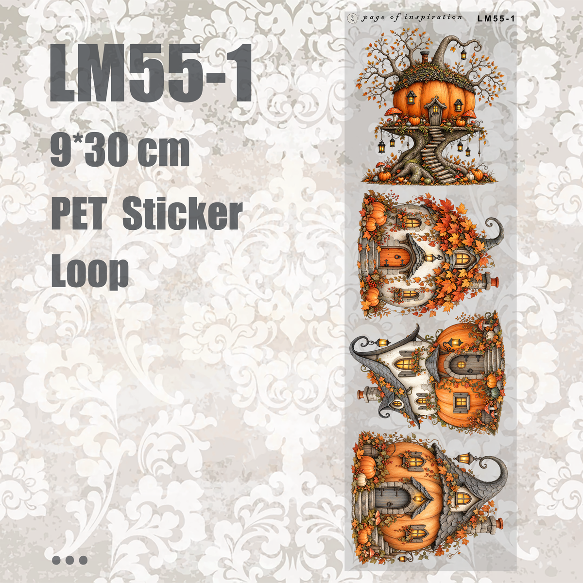 #LM55 M PET Sticker Loop