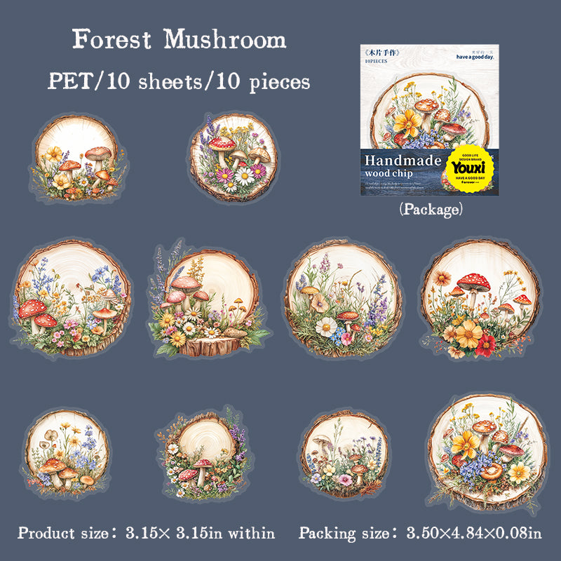 #02128 Wood Chip Series Sticker