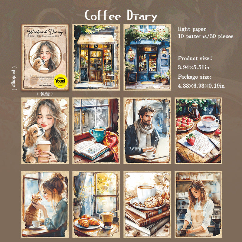 #02333 Weekend Dairy Series Sticker