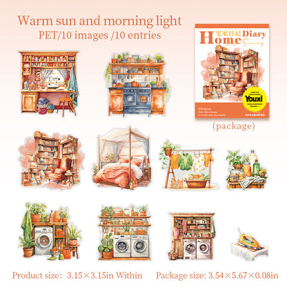 #02502 Home DiarySeries Sticker
