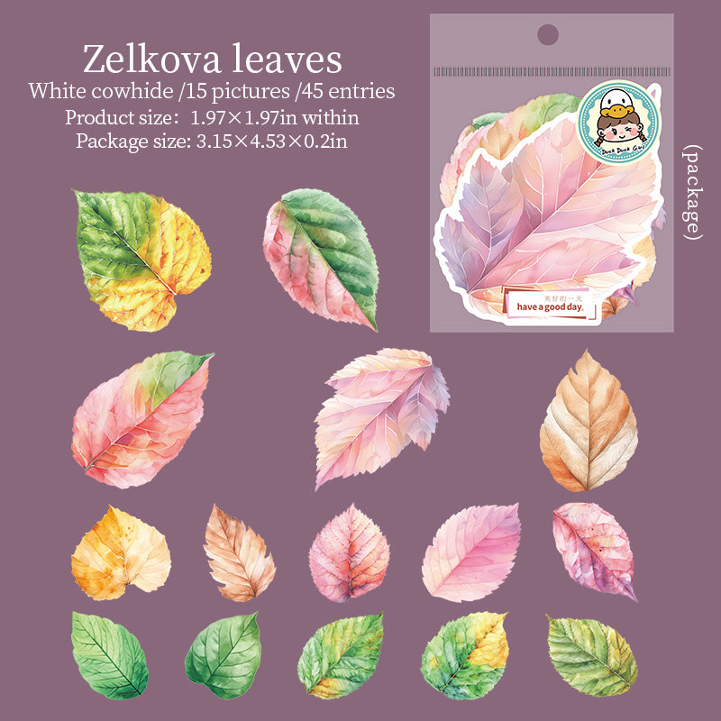 #02360 Pure Leaves Series Sticker