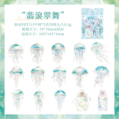 #02445 Jellyfish Series Sticker