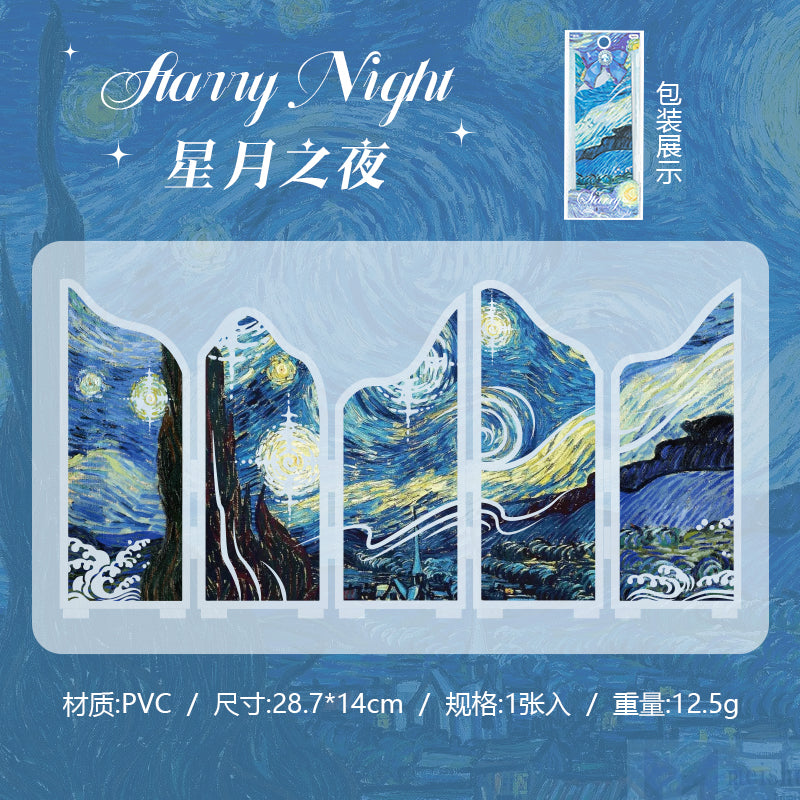#02263 Dream in Oil Paint Series Sticker