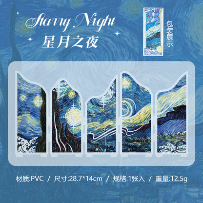 #02263 Dream in Oil Paint Series Sticker