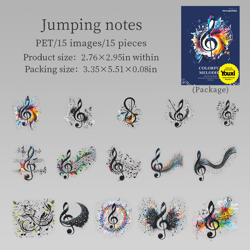 #02496 Washi Music Series Sticker