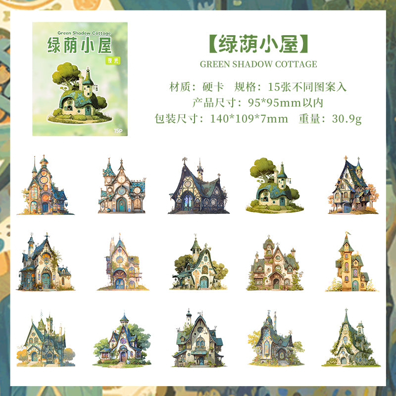 #02192 Cute House Series Sticker