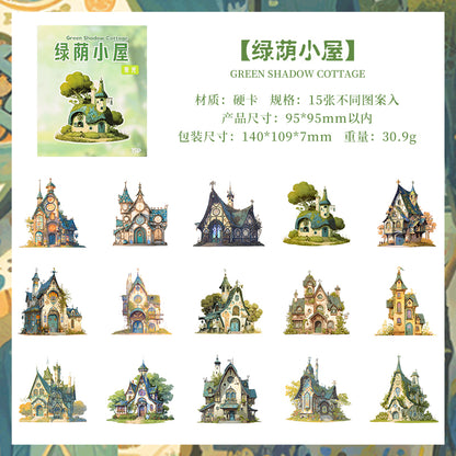 #02192 Cute House Series Sticker