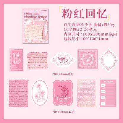 #02680 Letter Pieces Series Sticker