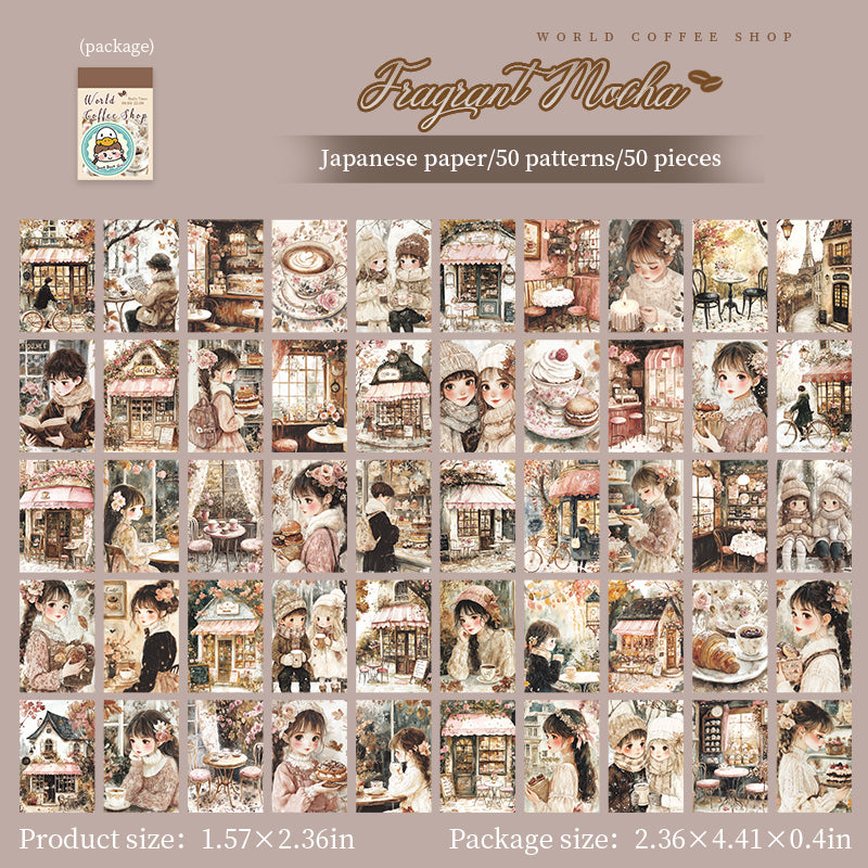 #02491 Coffe Shop Series Sticker