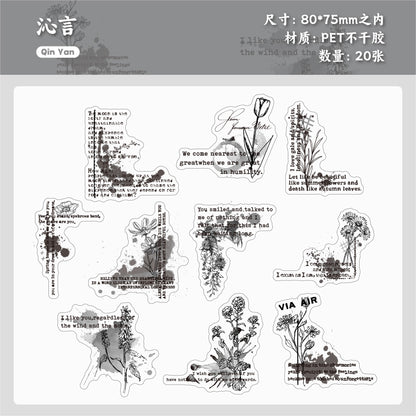 #02634 Washi Ink Series Sticker